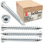 Tesařské vruty ANCHOR 5x50mm pro úhelníky WKLC 2, 50 Ks. – Hledejceny.cz