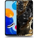 Pouzdro Picasee silikonové Xiaomi Redmi Note 11S 4G - Gold - Black černé – Sleviste.cz