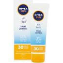 Nivea UV Face Shine Control Cream zmatňující pleťový krém na opalování SPF30 50 ml