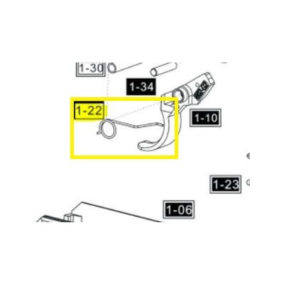 ASG Pružinka spouště pro ASG CZ 75D Compact-plynová/manuální verze – Hledejceny.cz