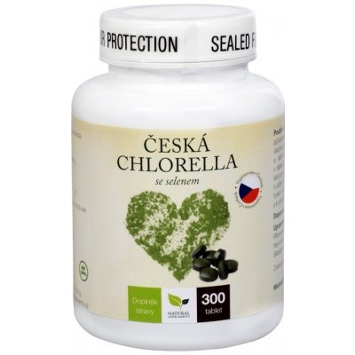 Natural Medicaments Česká chlorella se selenem 300 tablet – Zbozi.Blesk.cz