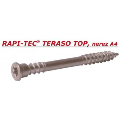 RAPI-TEC® Vrut RAPI-TEC TERASO TOP 5,5 X 70 mm, nerez A4 – Hledejceny.cz