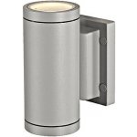 Schrack Technik NEW MYRA polopriame nástenné, strieborné, GU10, 2x35W, IP55 – Hledejceny.cz