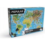 POPULAR Mapa světa 160 dílků – Zboží Dáma