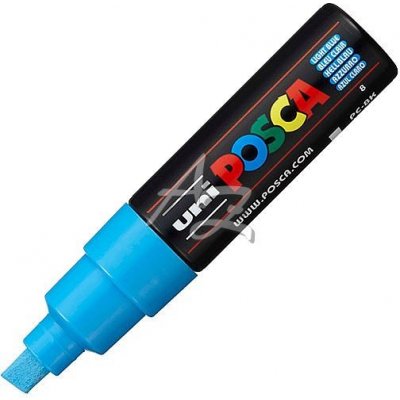 Uni Posca PC-8K 8 mm sv. modrý – Zboží Mobilmania