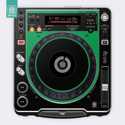 Doto Design Skin CDJ 800 COLORS DVS Green – Zboží Živě