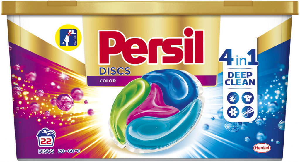 Persil Discs Color Box prací kapsle 22 ks
