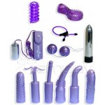 Seven Creations Set pomůcek Dirty Dozen Sex, fialový – Zboží Dáma