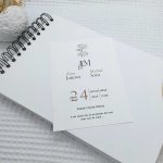 Svatební kniha se vzorem svatebního oznámení A4 - 25 – Hledejceny.cz