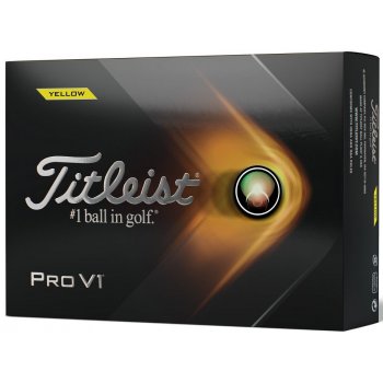 Titleist PRO V1 žluté 3 ks