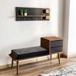 ASIR Předsíňová stěna FLUME ořechantracit – Zboží Dáma