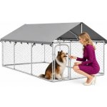 vidaXL Venkovní psí kotec se střechou 400 x 200 x 150 cm – Sleviste.cz