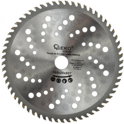 GEKO Pilový kotouč 185mm 60T 20mm 14618 G78046 – Zboží Dáma