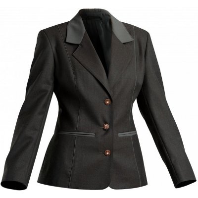 Petex Nikola Gabarden Melánž sako dámské se stojáčkem khaki – Zboží Dáma