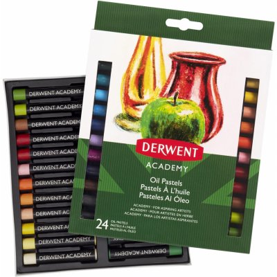 Derwent Academy Oil Pastel set 24 barev 2301953