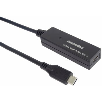 PremiumCord ku31rep10 USB-C repeater a prodlužovací Male-Female, 5Gbps, 10m