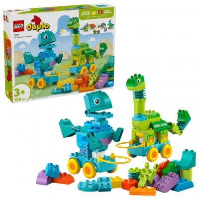 LEGO® DUPLO® 10451 Dinosauři na kolečkách – Hledejceny.cz