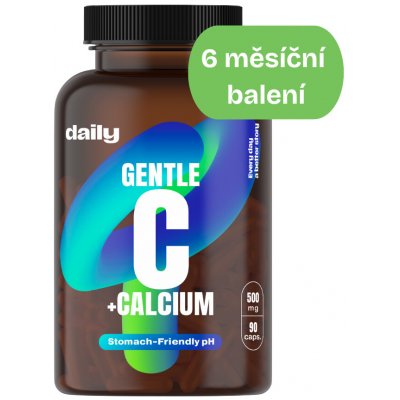 Daily Gentle C + Calcium 180 kapslí – Hledejceny.cz