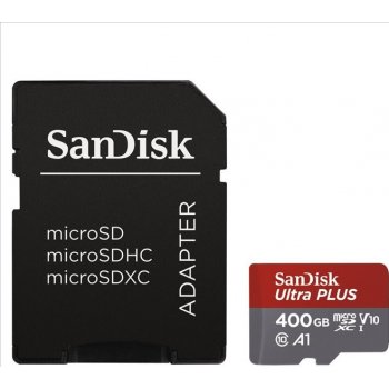 SanDisk microSDXC 400GB UHS-I U1 SDSQUAR-400G-GN6MA od 1 199 Kč - Heureka.cz