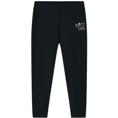 Wolf & Wolfie Dívčí zateplené legíny černá – Zboží Dáma