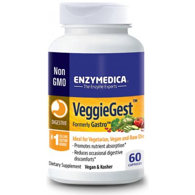 Enzymedica VeggieGest 60 kapslí