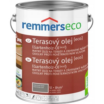 Remmers - Terasový olej ECO Barva: Graphitgrau / Grafitová šedá, Objem: 5l – Hledejceny.cz