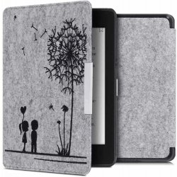 KW Mobile Felt Dandelion Love KW4848903 Pouzdro pro Amazon Kindle Paperwhite 4 2018 šedé 4063004036839