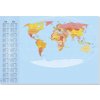 Podložka na psací stůl Sigel HO440 psací podložka mapa světa kalendář na 2 roky vícebarevná 595 mm x 410 mm