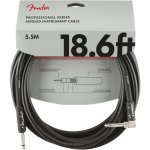 Fender Professional Series Instrument Cables S/A 4,5 m Black – Zboží Dáma