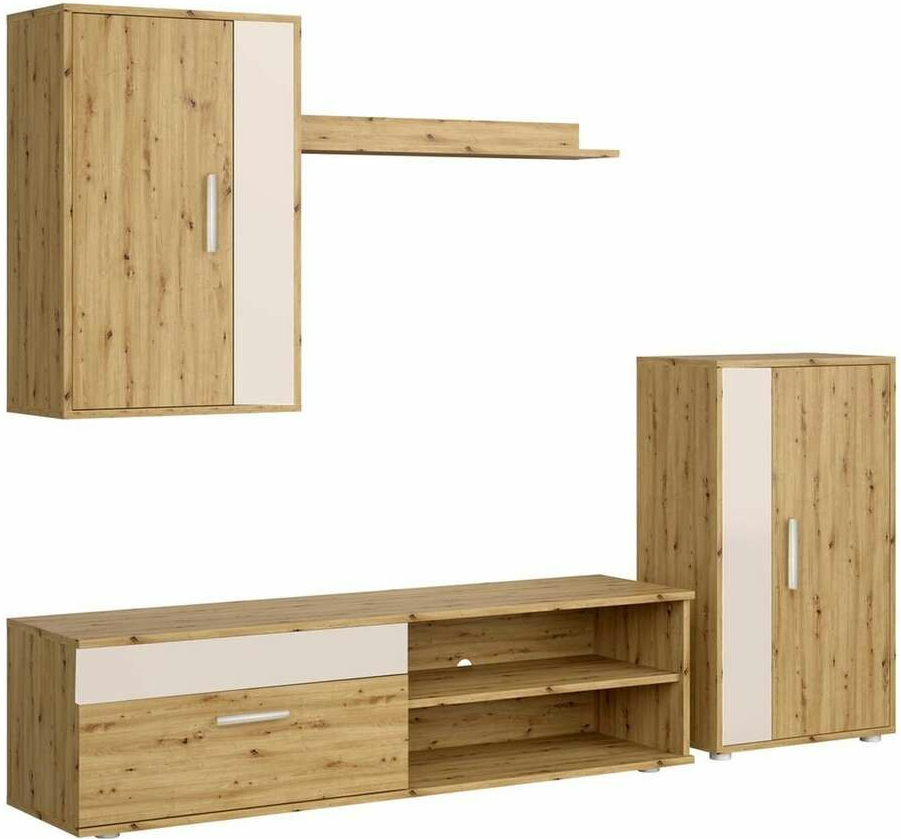 Halmar Obývací stěna Spano, dub artisan krémová