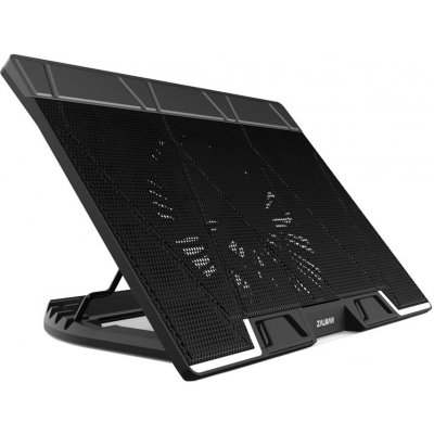 Zalman chladič notebooku ZM-NS3000 / pro notebooky do 17" / naklápěcí / USB Hub / USB / černý – Hledejceny.cz
