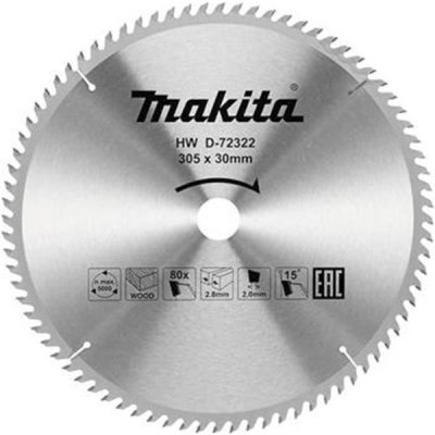 Makita T.C.T. pilový kotouč 305x30x80Z D-72322 – Zboží Mobilmania