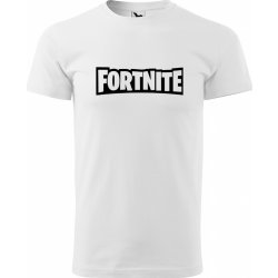 Sablio tričko s potiskem Fortnite bílé