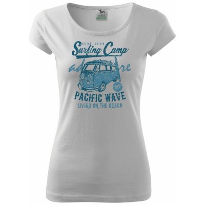 Surfing Camp pure dámské triko bílá – Zboží Mobilmania