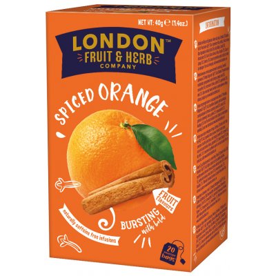 London Fruit & Herb orange spicer čaj 20 sáčků – Zbozi.Blesk.cz