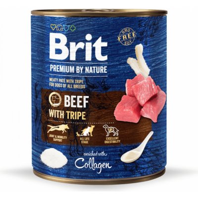 Brit Premium by Nature Dog Beef with Tripe 800 g – Zboží Mobilmania