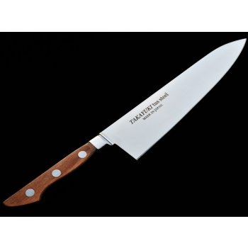 Sakai Takayuki TUS Gyuto japonský kuchařský nůž Pakka wood 18 cm