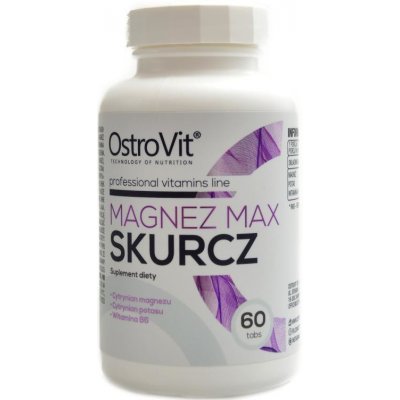 OstroVit Magnez Max Skurcz 60 tablet – Zbozi.Blesk.cz