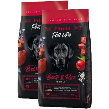 Fitmin Dog For Life Beef & Rice 12 kg