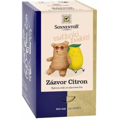 Sonnentor Bio Čaj Zázvor citron 32,4 g – Zbozi.Blesk.cz