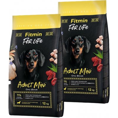 Fitmin dog For Life Adult Mini 2 x 12 kg