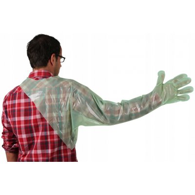 Rukávník jednorázový zelený 120cm 50ks – Zboží Dáma