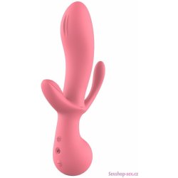 Dream Toys Amour Triple Pleasure Vibe Claire Red