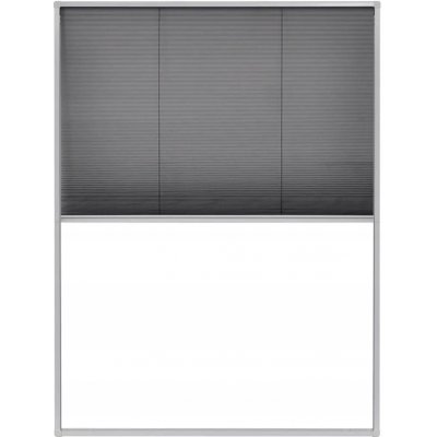 Moskytiéra do okna, Hliníkový rám bílý, Síťovina černá, 60x80 cm – Hledejceny.cz