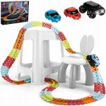 Kruzzel 20434 Autodráha s autíčkem 194 dílů – Zboží Dáma