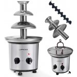 Čokoládová fontána 275 W, stříbrná – Zboží Dáma