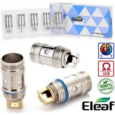 Eleaf Melo iJust2 žhavící hlava Niklová EC TC Ni 0,15 ohm – Zboží Dáma