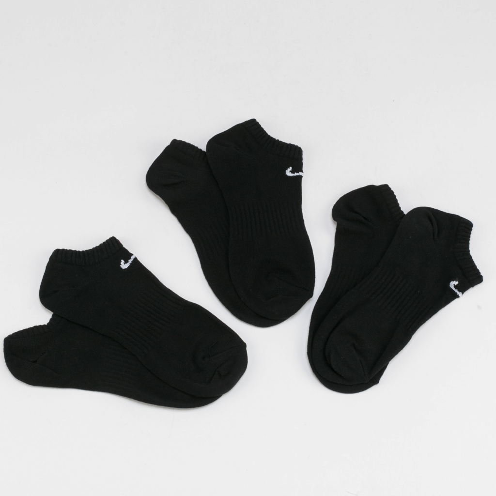 Nike ponožky 3PPK VALUE NO SHOW ČERNÁ