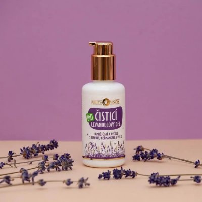 Purity Vision Bio Levandulový čisticí gel s mandlí, heřmánkem a vit. E 100 ml – Hledejceny.cz