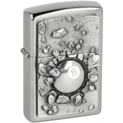 Zippo Eight Ball broušený – Hledejceny.cz